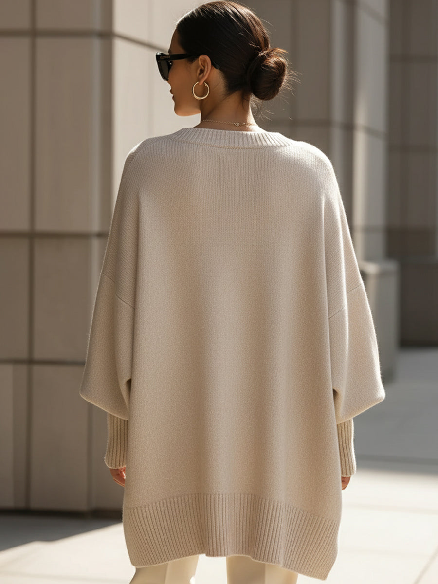 Zola | Suéter Confortável de Mistura de Lã Elegante e Sem Esforço