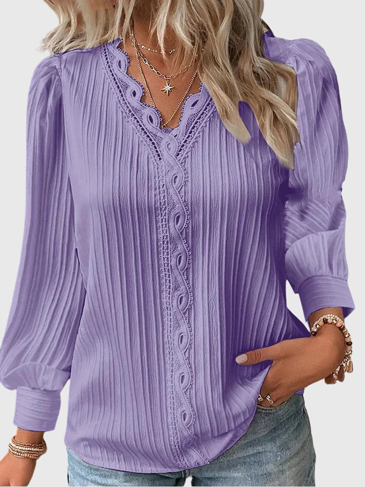 Andrea | Blusa elegante tipo pulóver