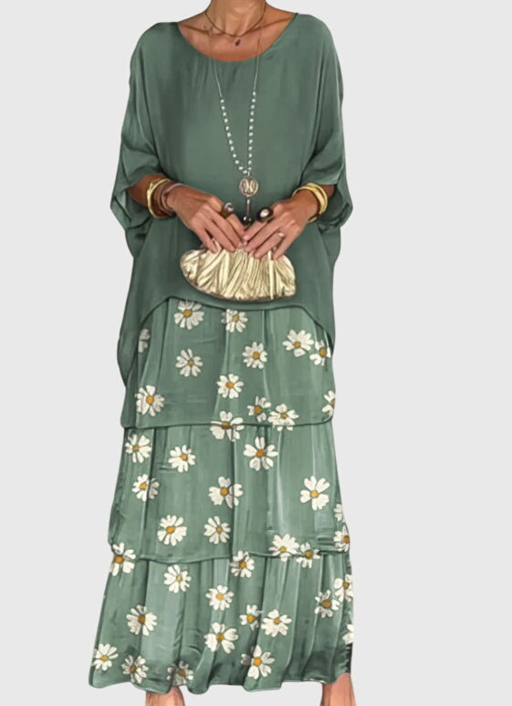 Susan | Vestido longo e fluido elegante