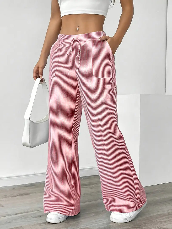 Halina | Stylish Casual Drawstring Trousers