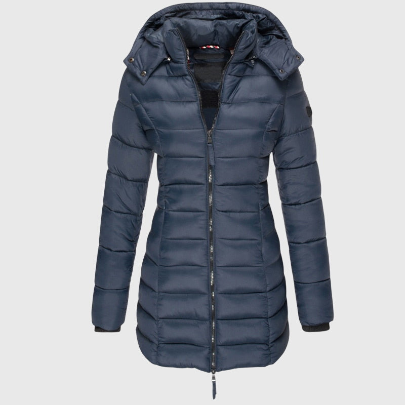 Justice | Chaqueta Larga de Plumas