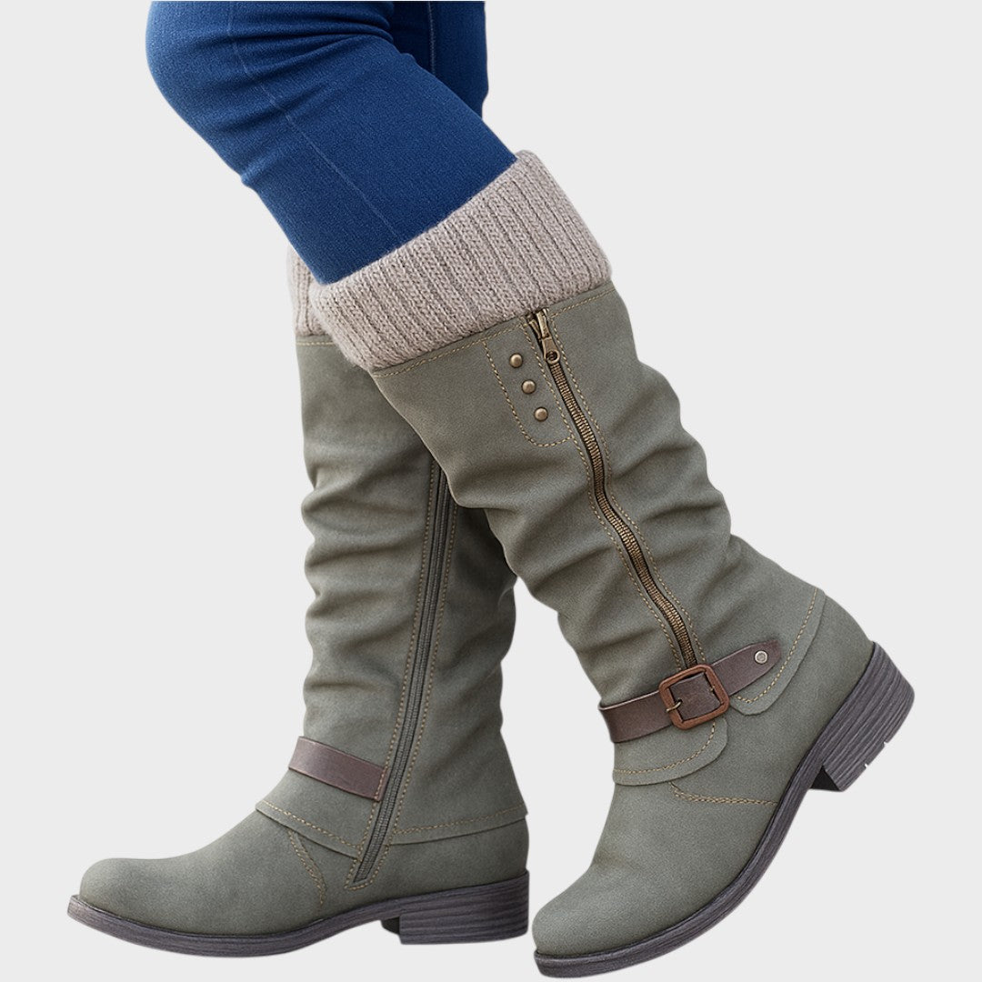Melisandre - Bota Elegante de Inverno com Altura Média na Panturrilha