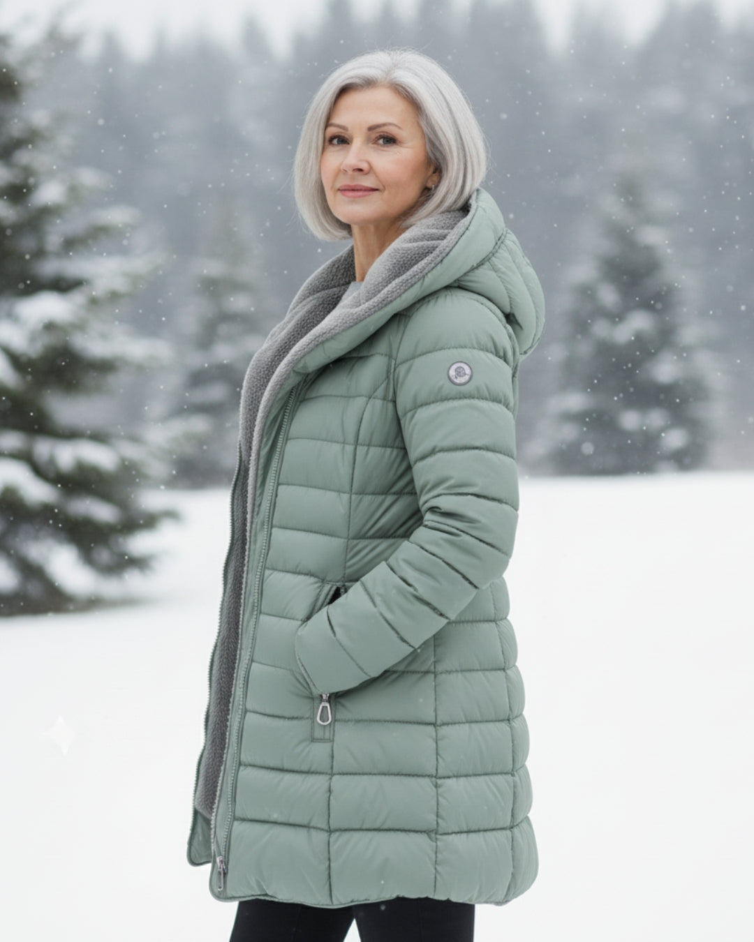 Olivia | Abrigo acolchado de invierno