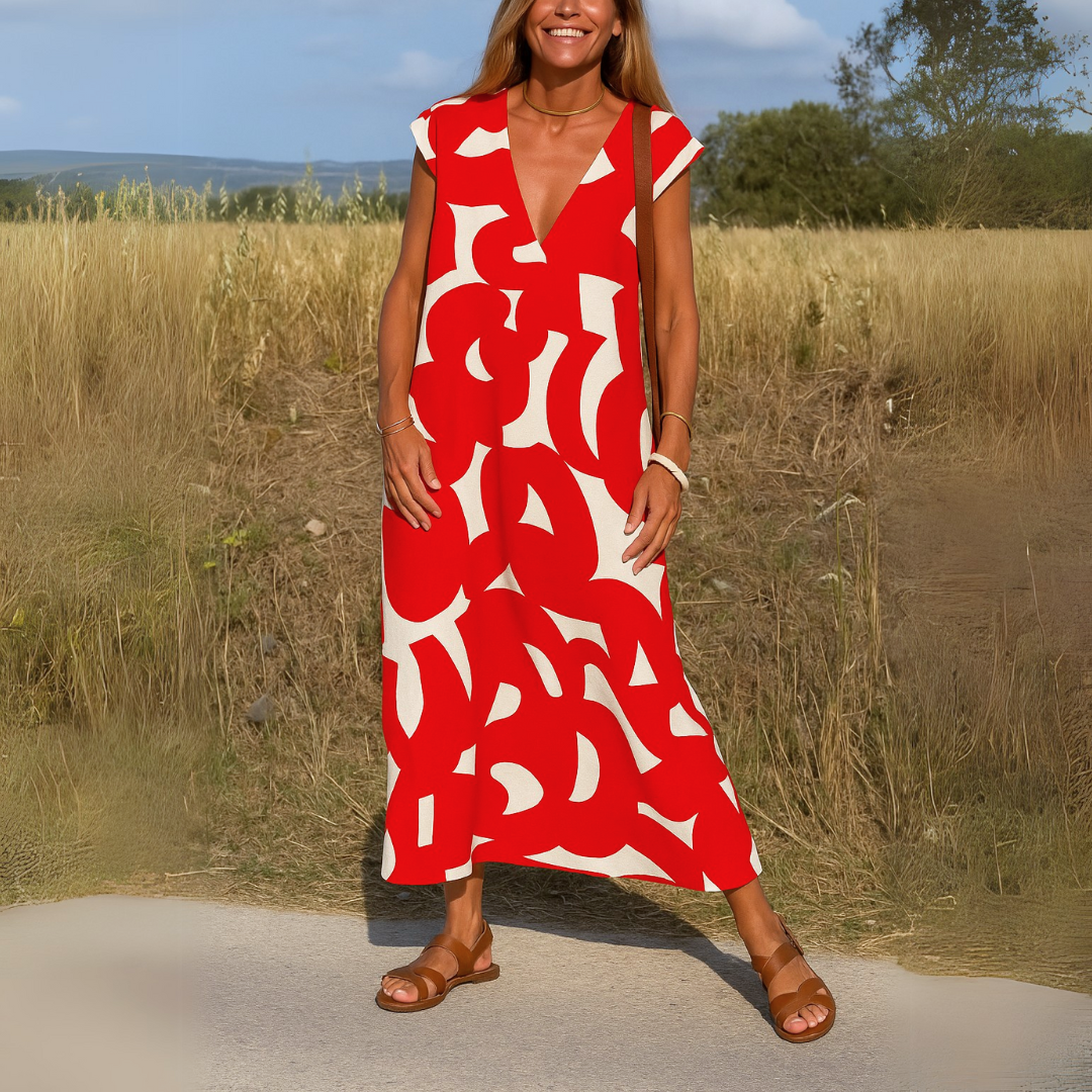 Valérie | Vestido Fluido com Decote V