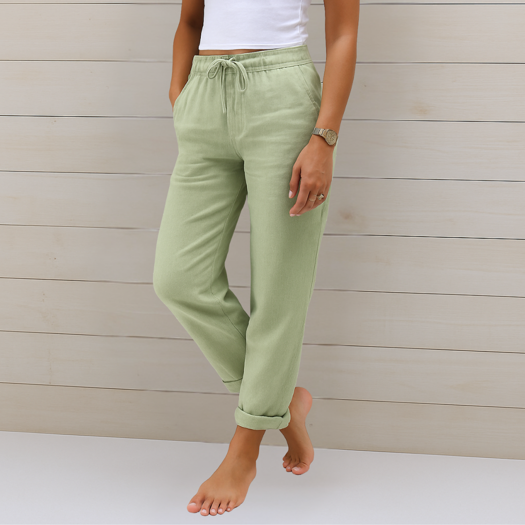 Maylora | Drawstring Relaxed Trousers