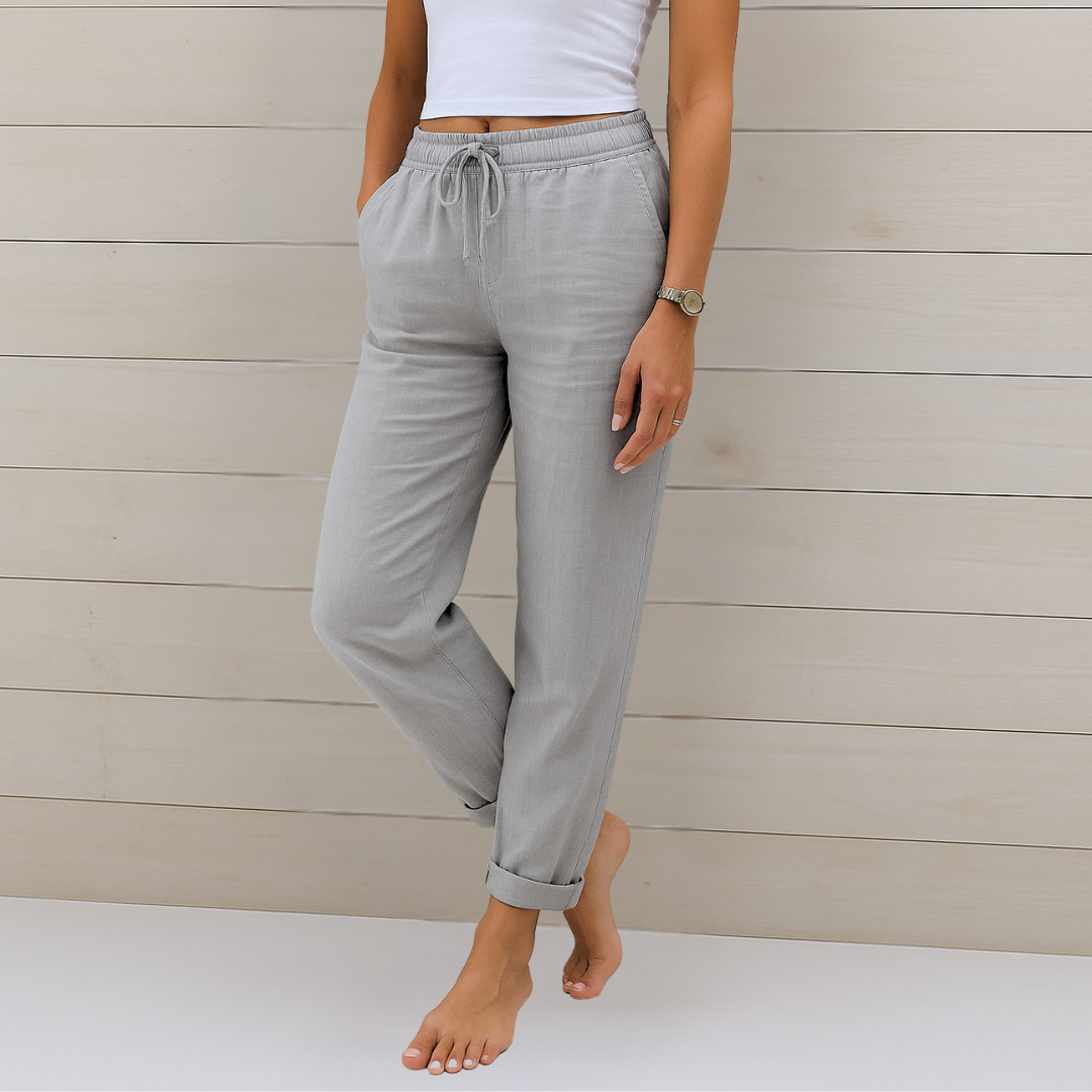 Maylora | Drawstring Relaxed Trousers