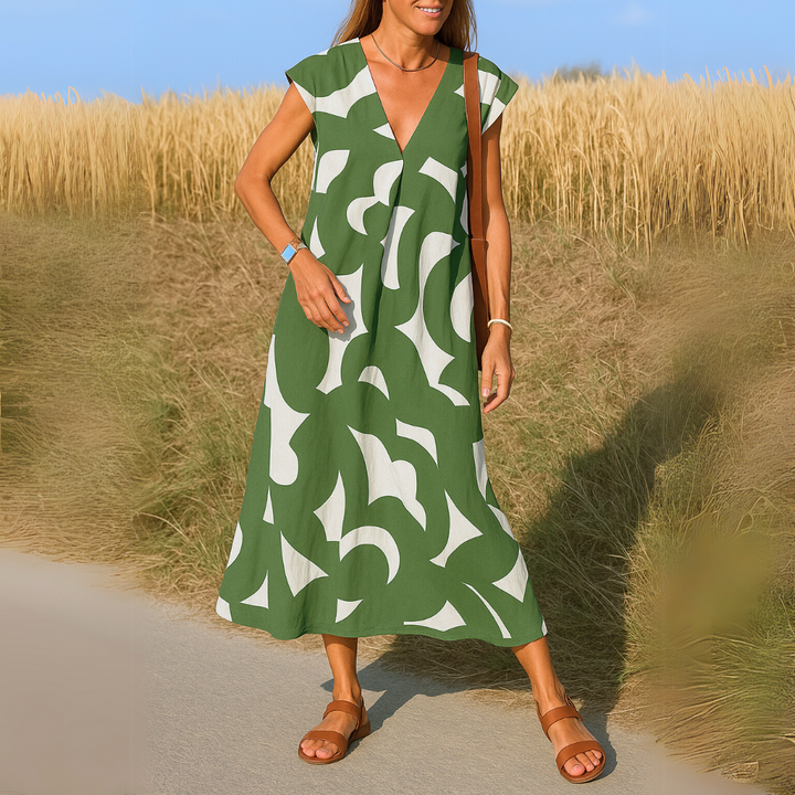 Valérie | Vestido Fluido com Decote V