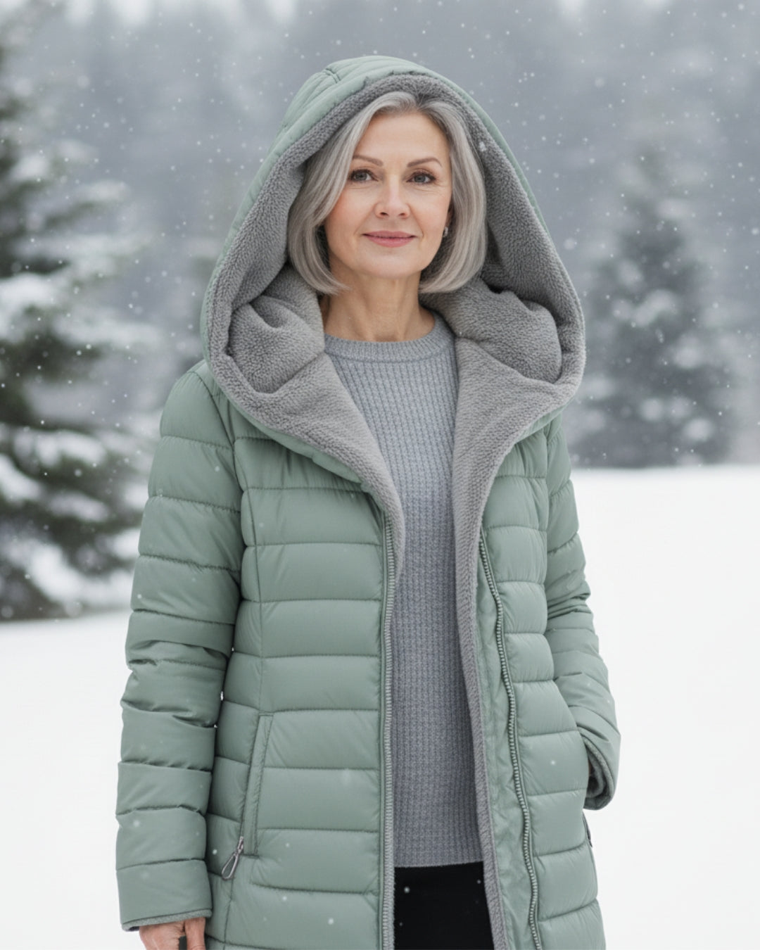 Olivia | Abrigo acolchado de invierno