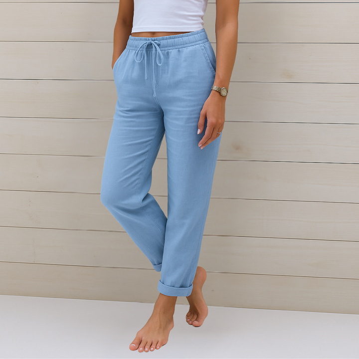 Maylora | Drawstring Relaxed Trousers