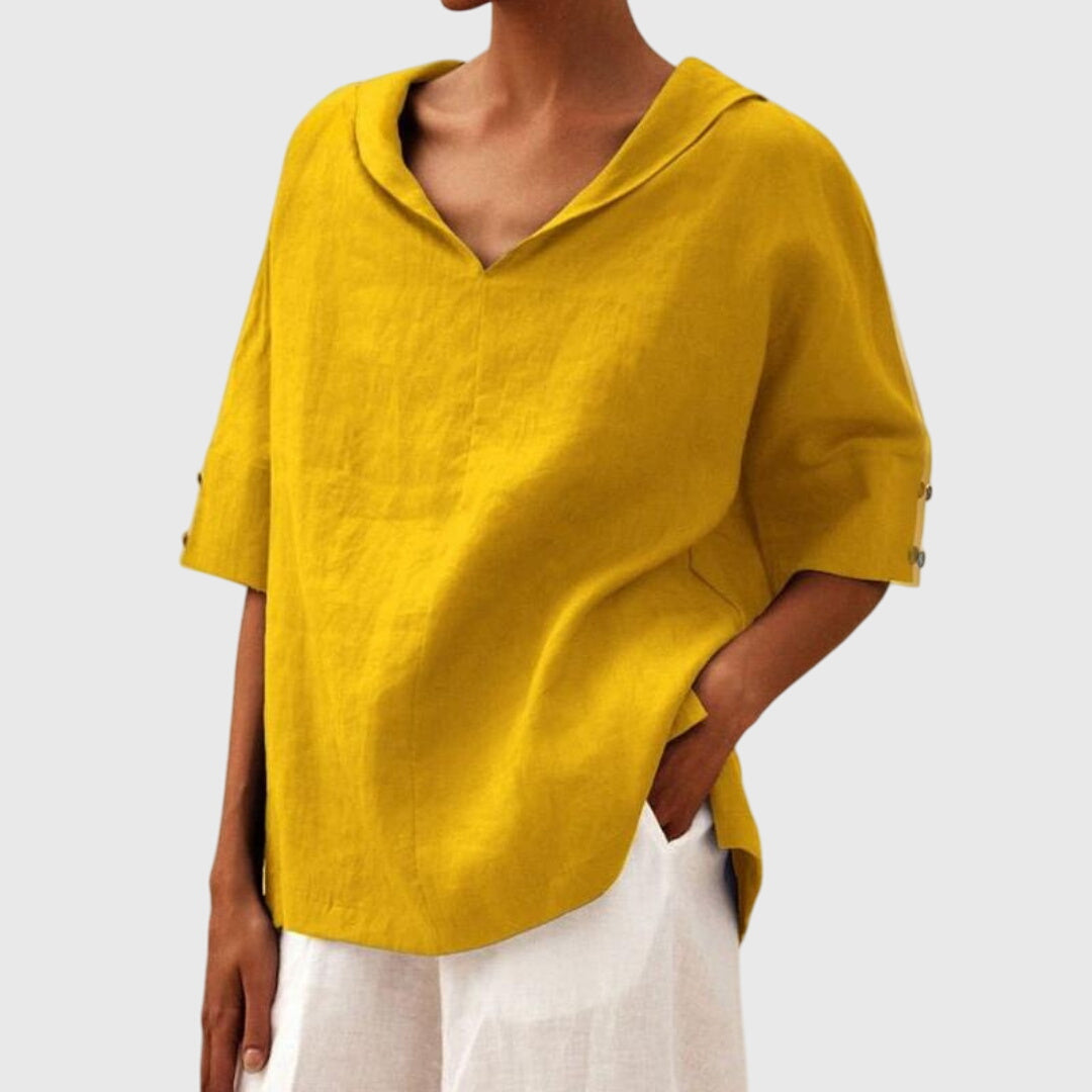 Joanna | Blusa casual de corte holgado