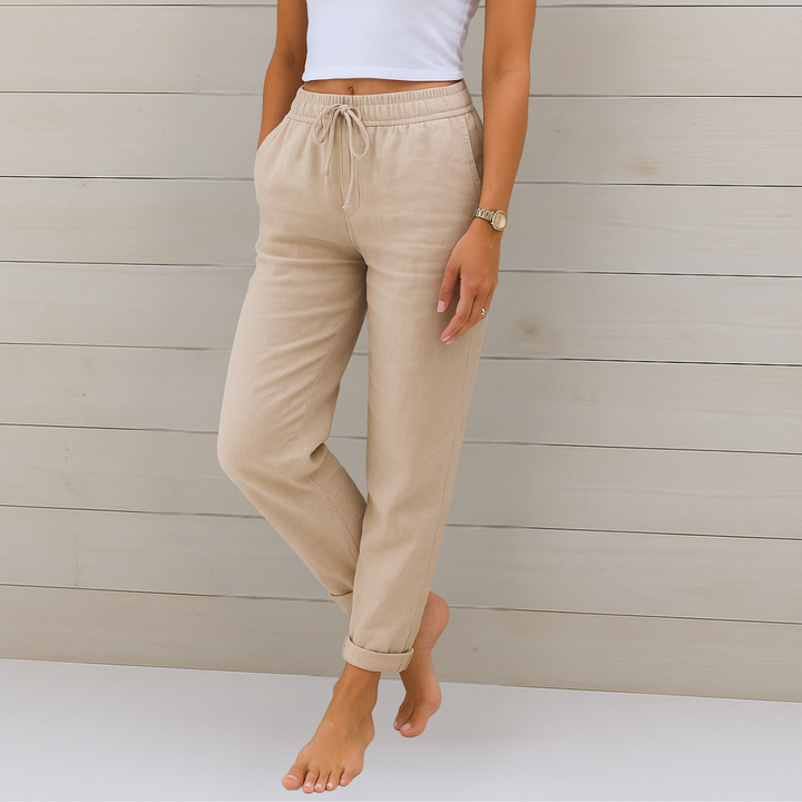 Maylora | Drawstring Relaxed Trousers
