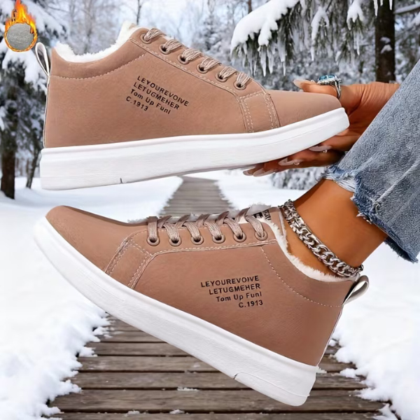 PLUSHPRINT - WARM WOMEN'S SNEAKERS