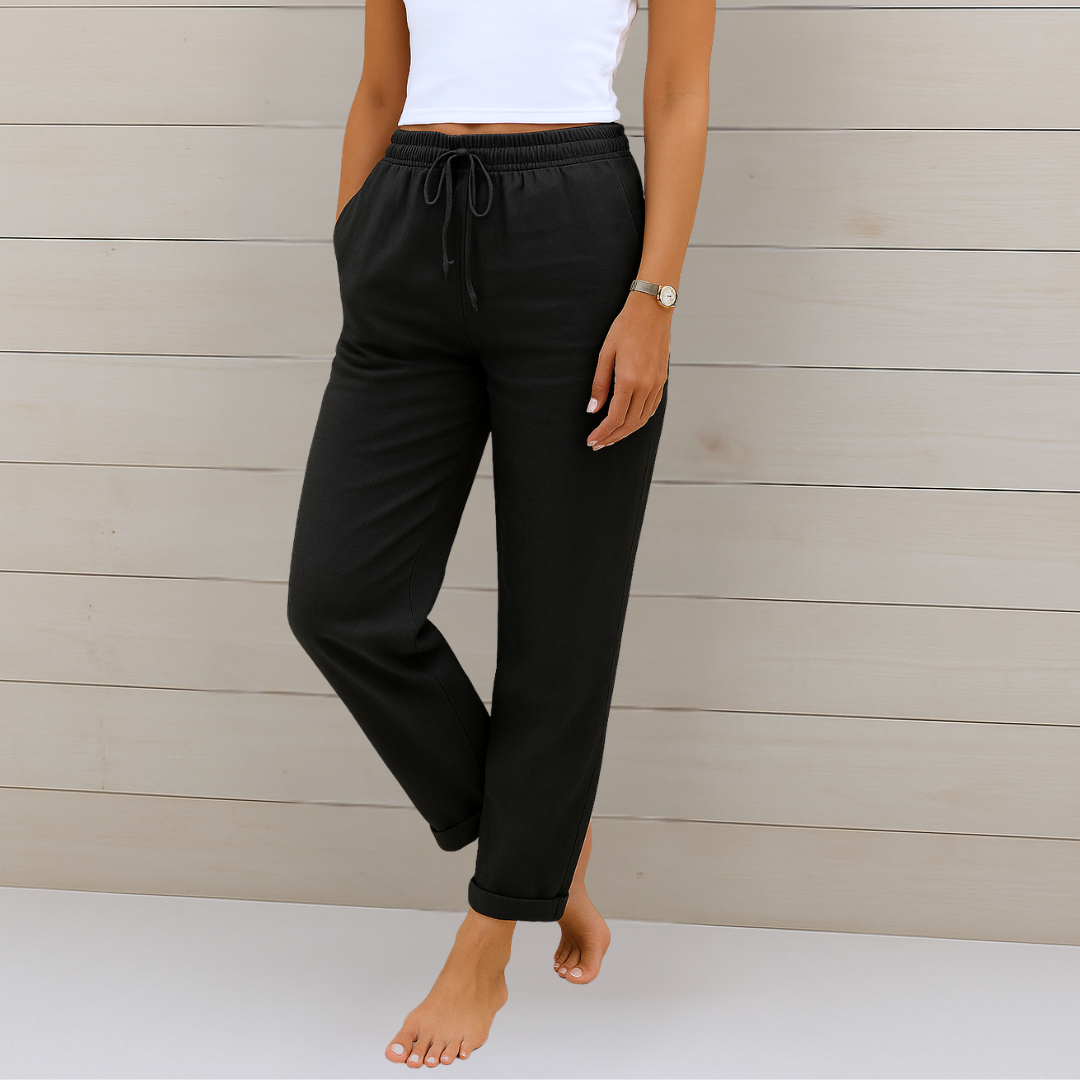 Maylora | Drawstring Relaxed Trousers
