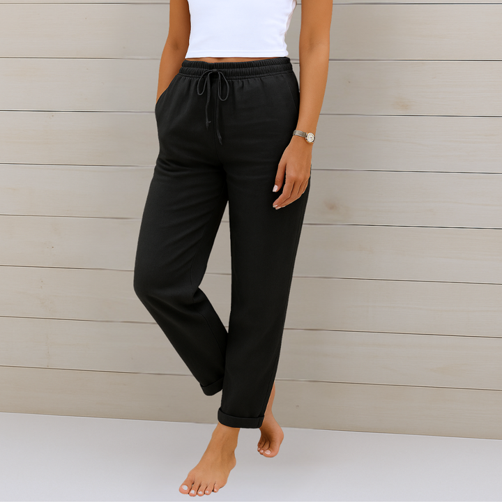 Maylora | Drawstring Relaxed Trousers