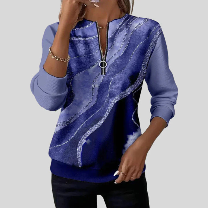 Willa | Sudadera con Estampado Vintage