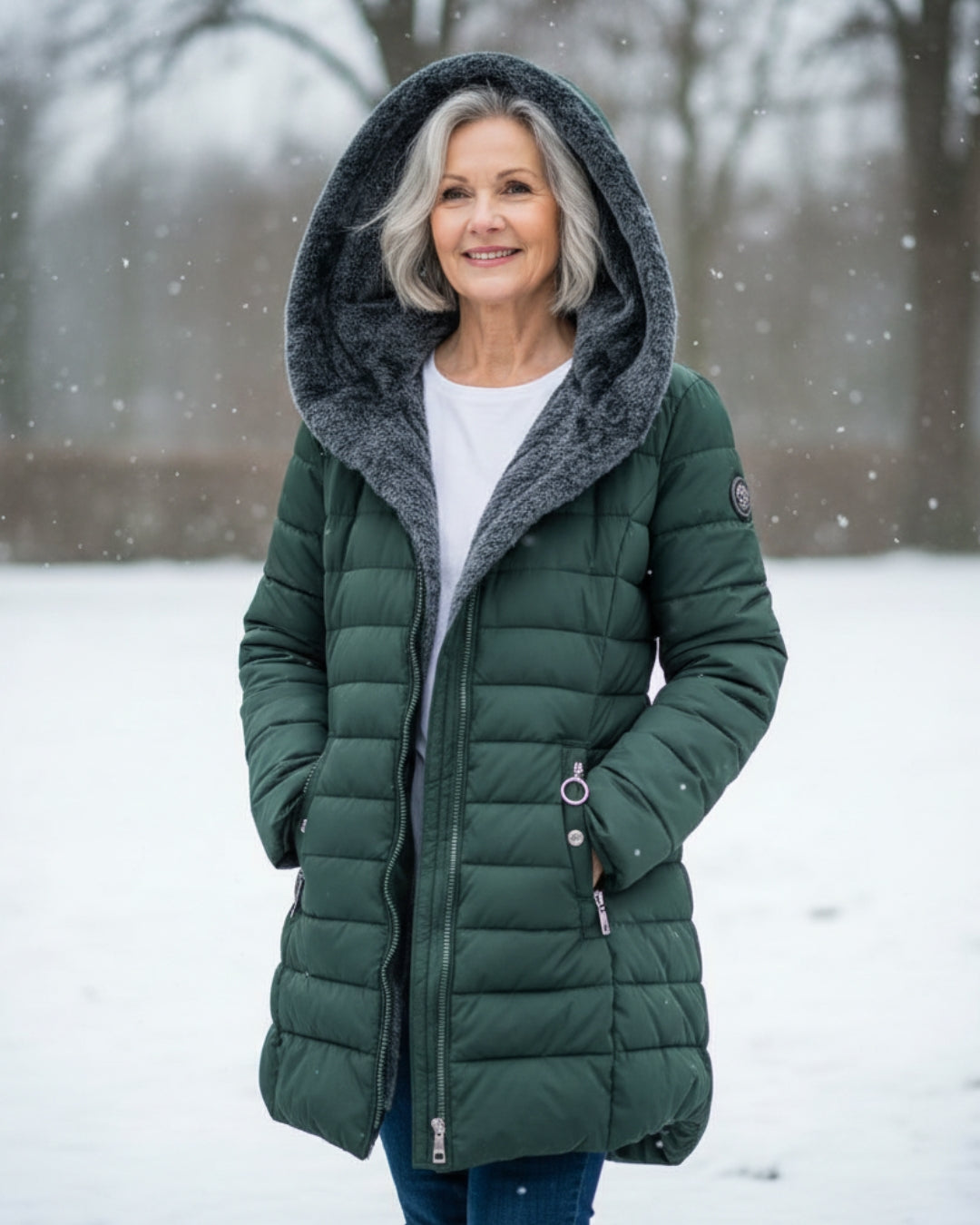 Olivia | Abrigo acolchado de invierno