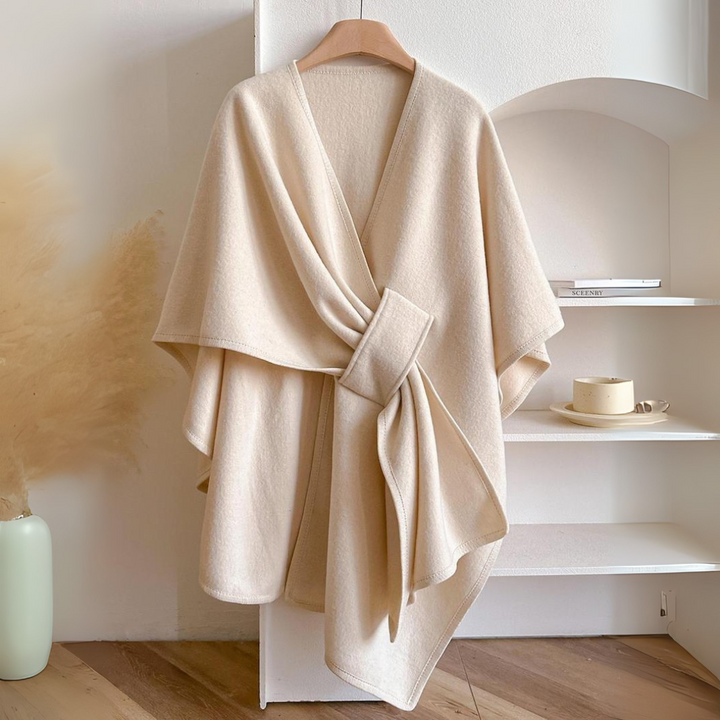 Auren Élise – Luxe Draped Fleece Shawl