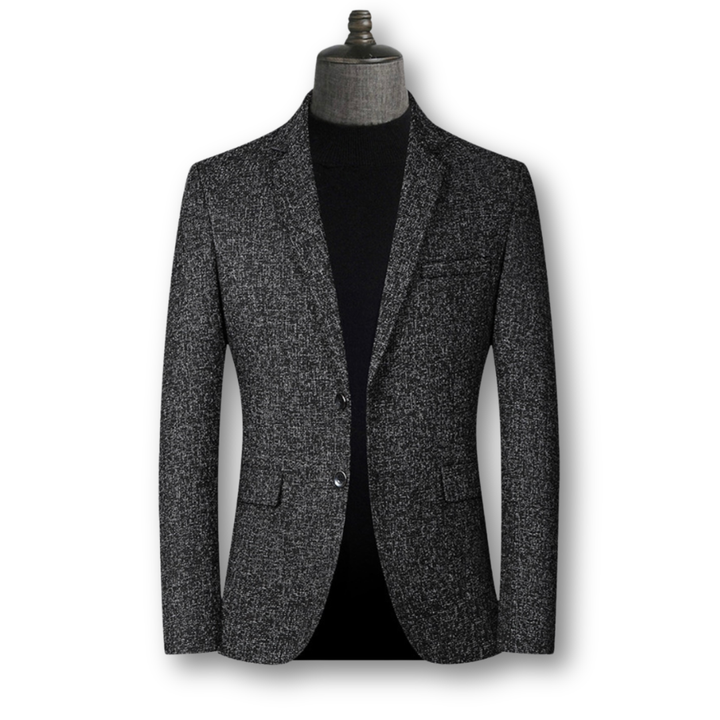 David | Blazer elegante en tela escocesa