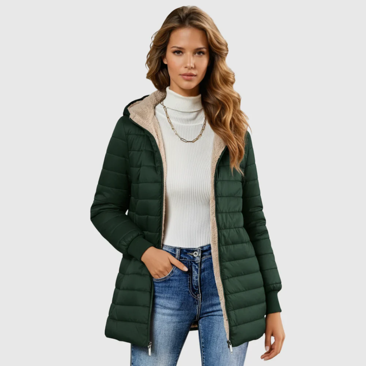 Caro | Abrigo de Invierno Forrado con Sherpa