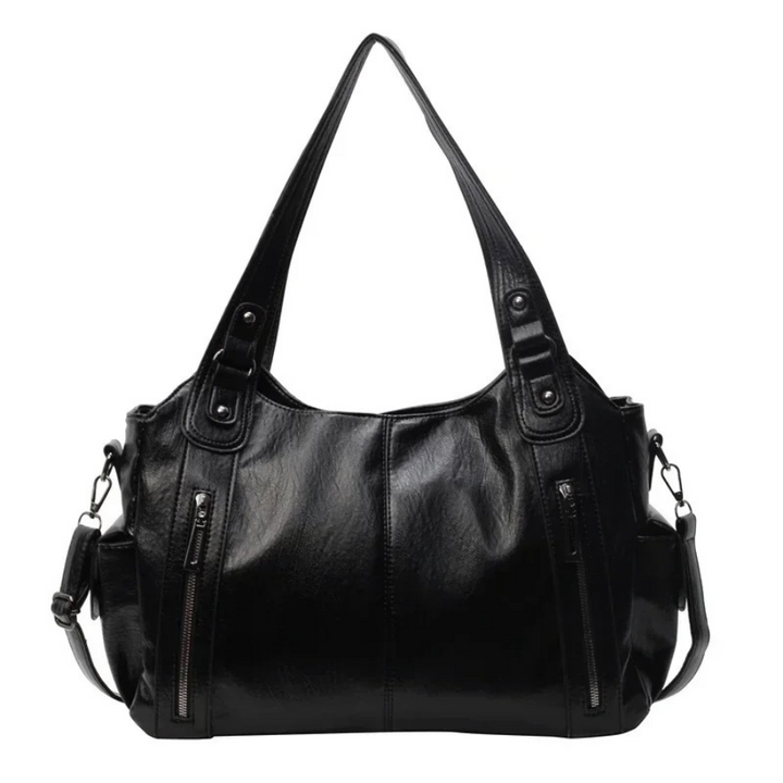Uma - Bolso de hombro grande con doble cremallera