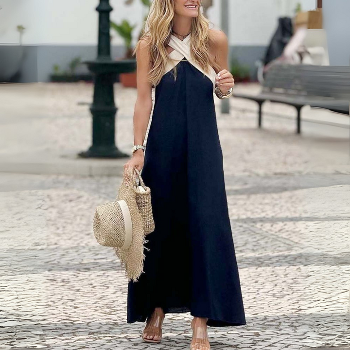 Orella | Cross-Neck Dress