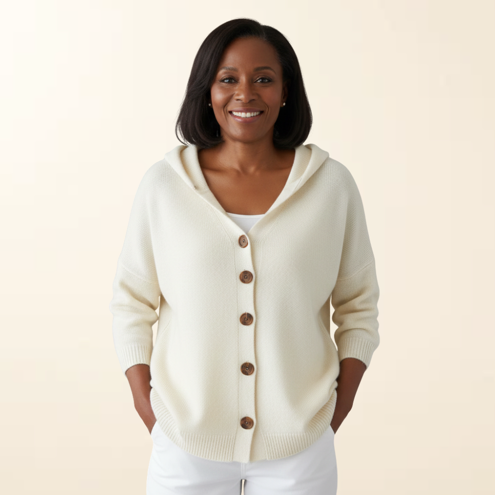 Amélie – Soft Knit Hoodie Cardigan