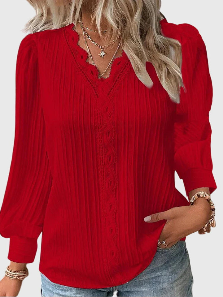Andrea | Blusa elegante de manga larga