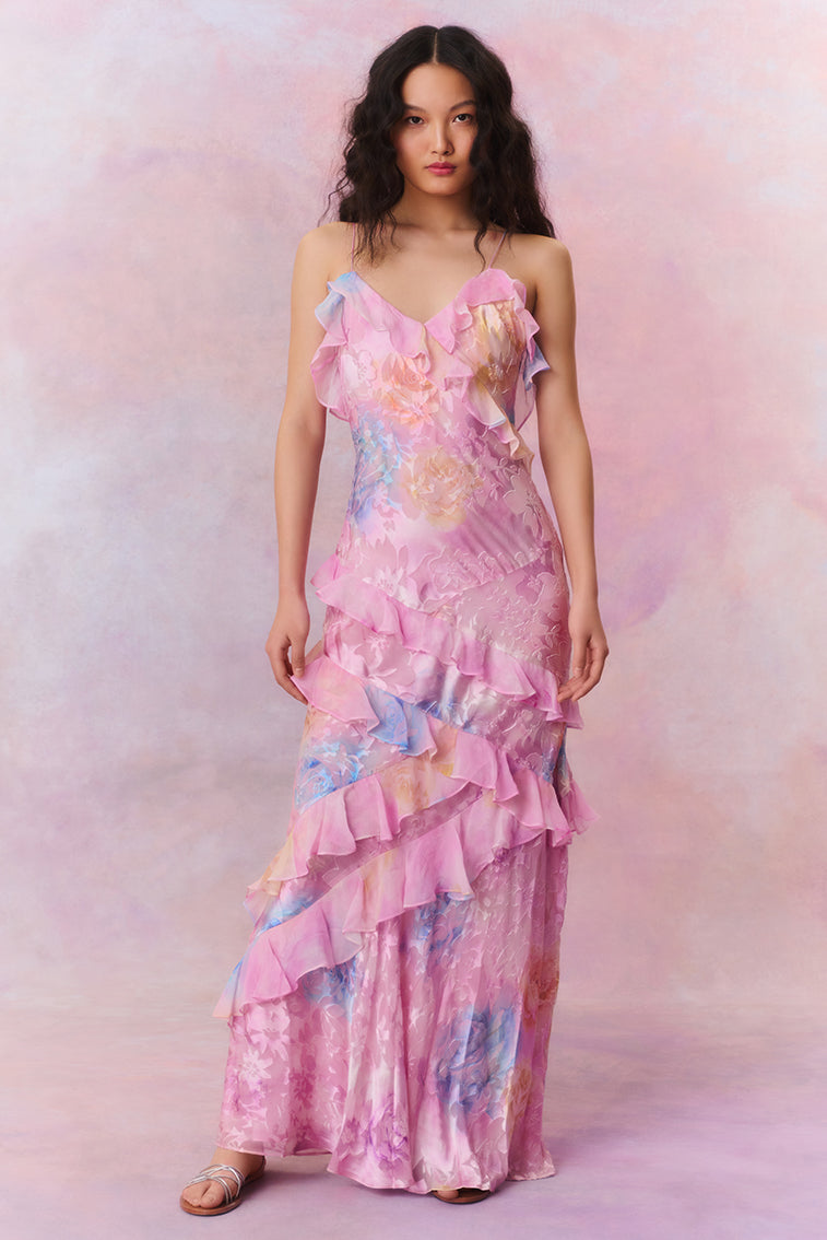 Darcel | Vestido Maxi con Volantes