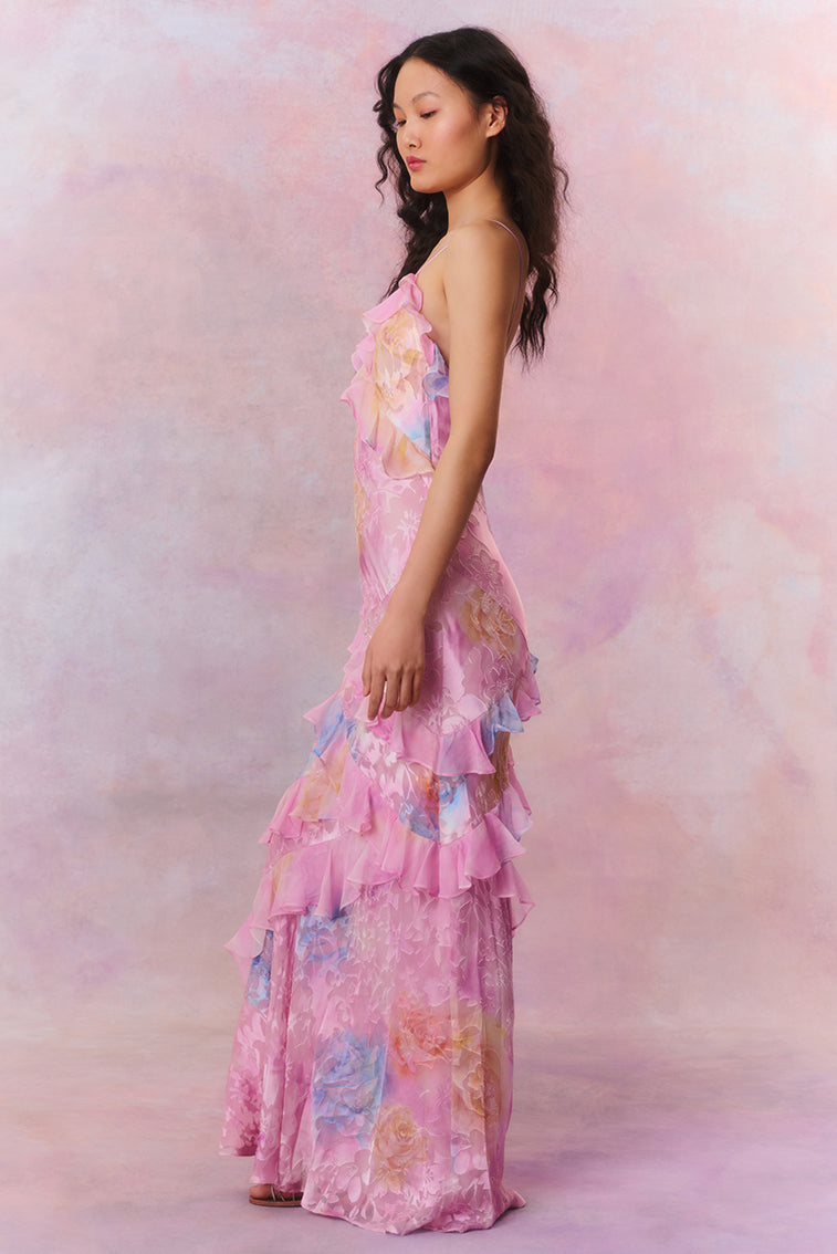 Darcel | Vestido Maxi con Volantes