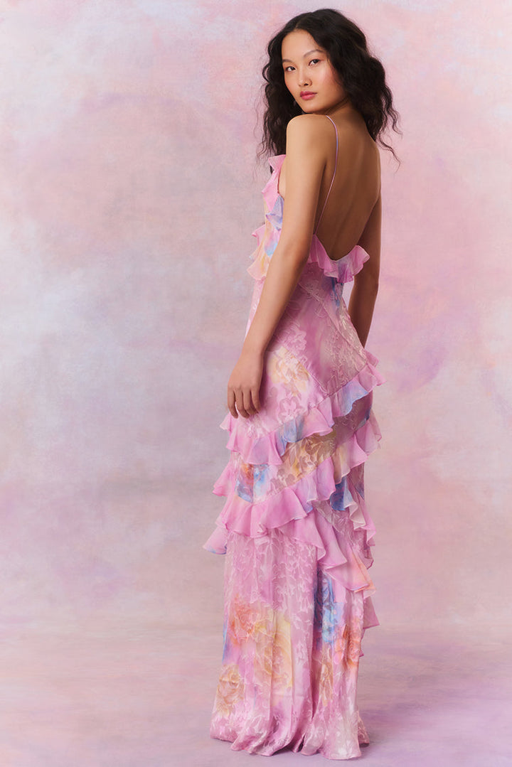 Darcel | Vestido Maxi con Volantes