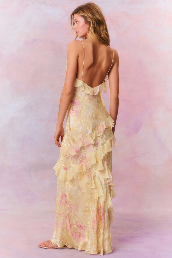 Darcel | Vestido Maxi con Volantes