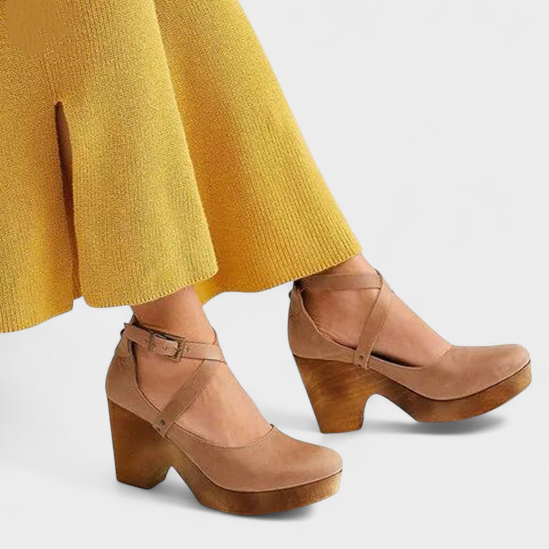 ELARU – Classic Comfort Wedge Sandals