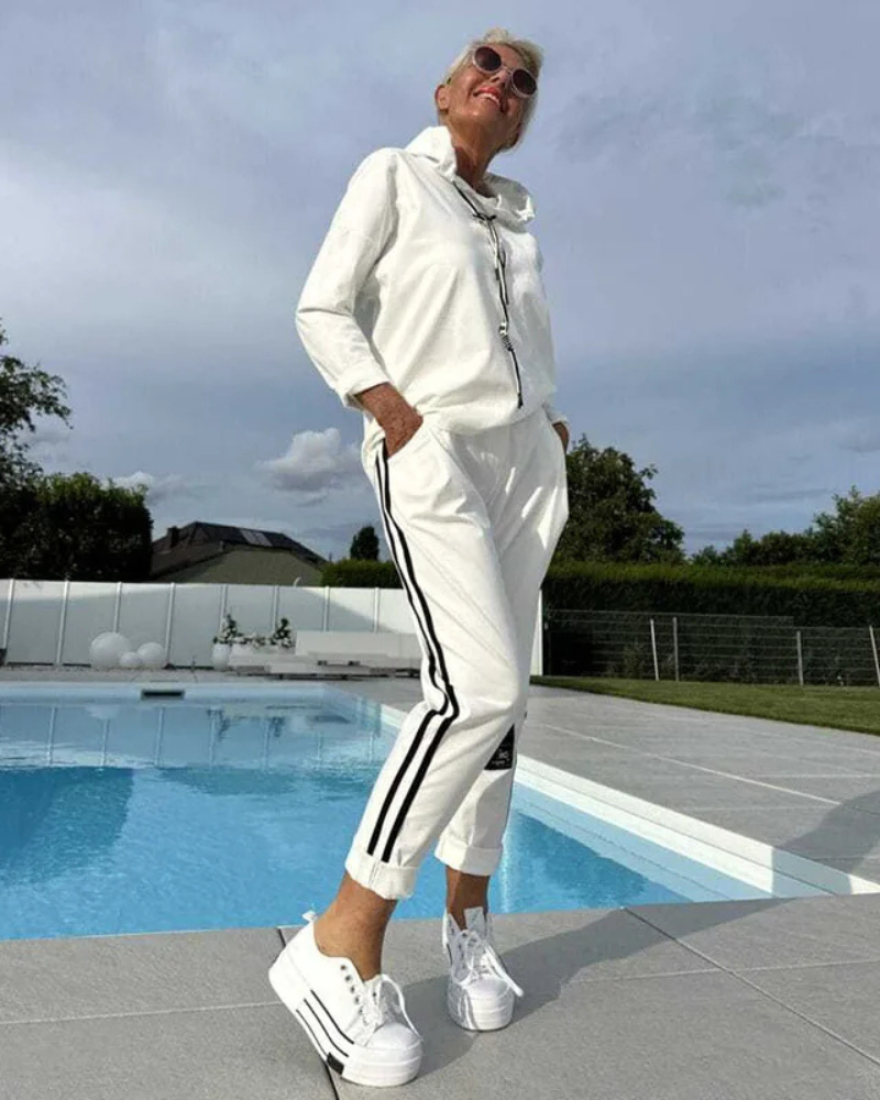 Olyra | Conjunto Relajado de 2 Piezas con Sudadera con Capucha