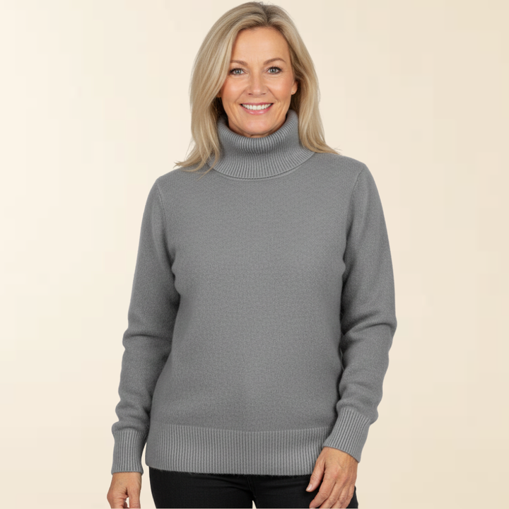 Anna - Suéter Elegante com Gola Alta e Forro Super Macio