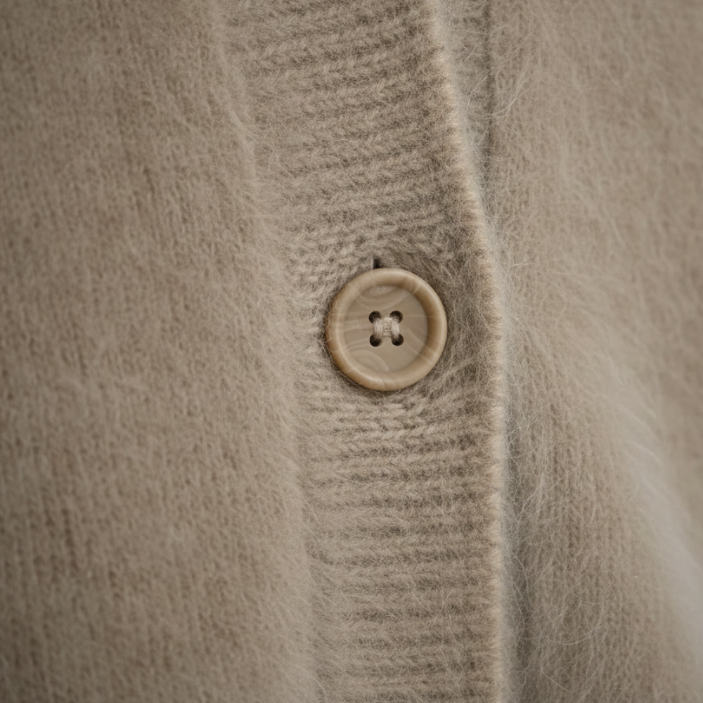 Nena – Luxe Mohair Look Vest - Soft and Elegant