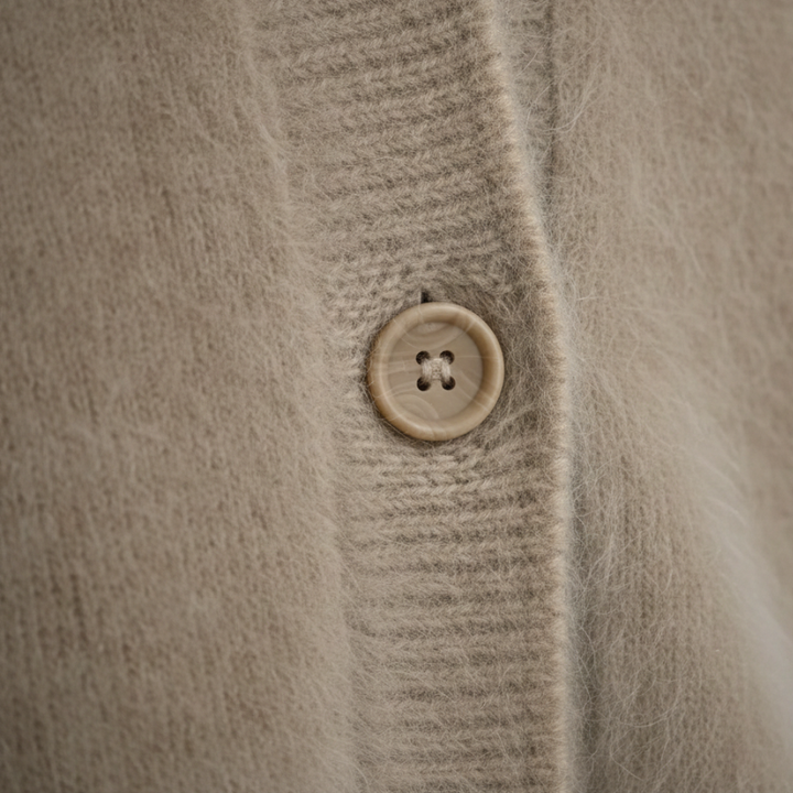 Nena – Luxe Mohair Look Vest - Soft and Elegant