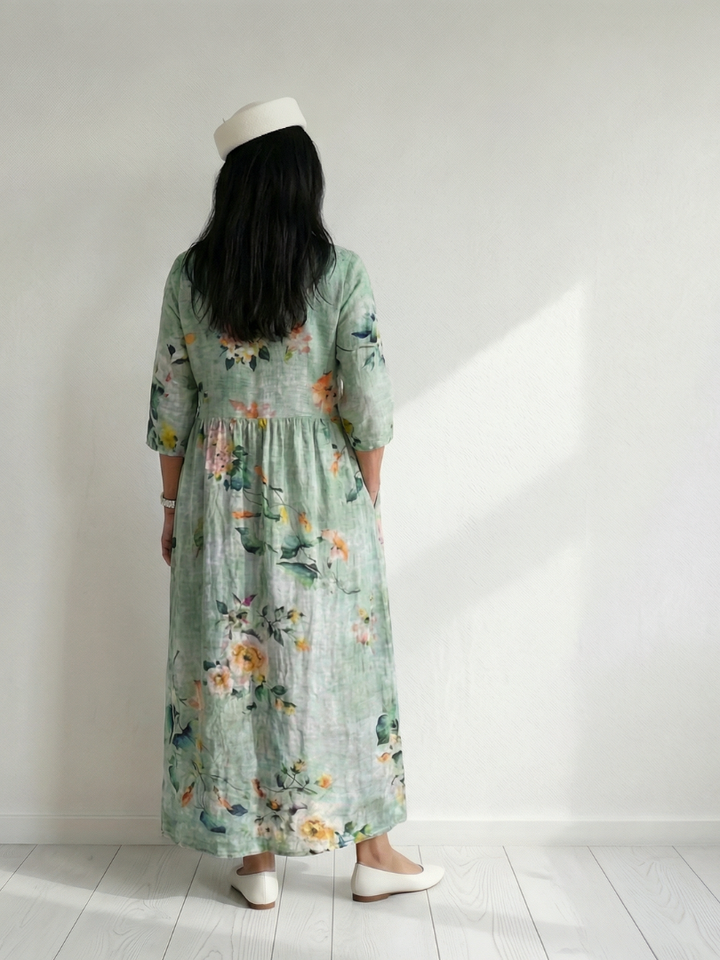 Reid | Vestido Midi com Caimento Suave
