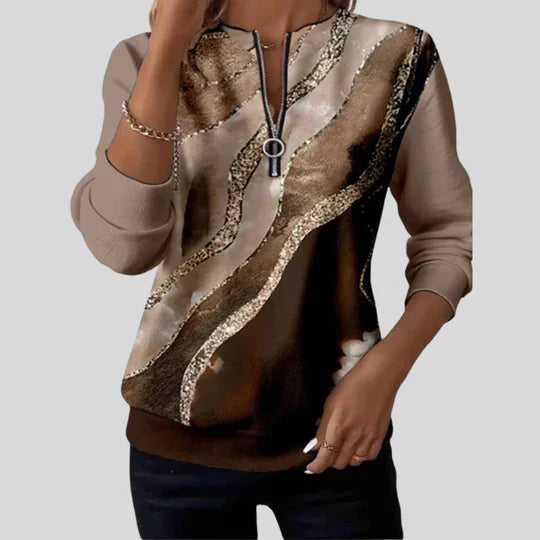 Willa | Sudadera con Estampado Vintage
