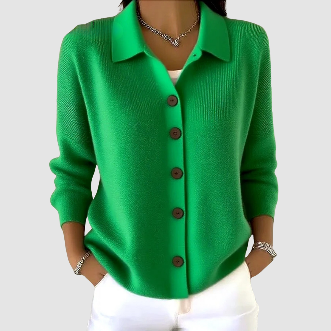 Riah | Soft Button-Up Knit Cardigan