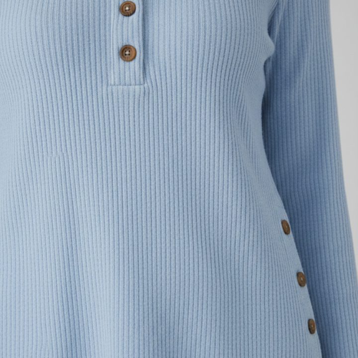 Marianne - Confortável - Detalhes Elegantes com Botões