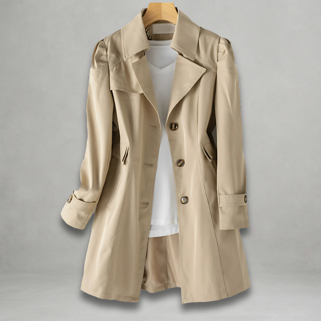Jamie | Trench Coat Elegante de Otoño