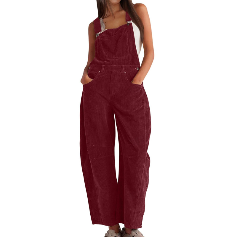 ETHEL – Mono de pierna ancha estilo barril elegante