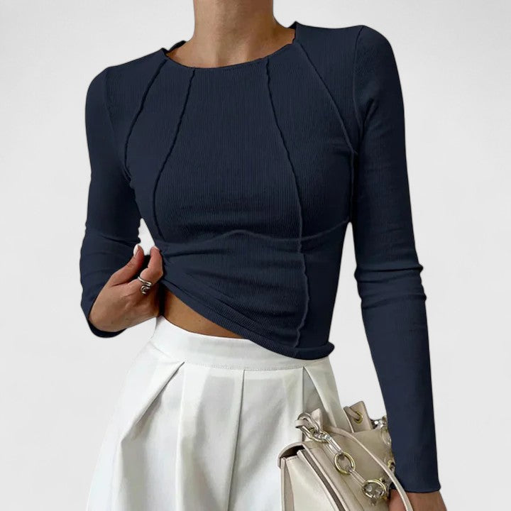 Rozminda | Blusa Cómoda de Manga Larga
