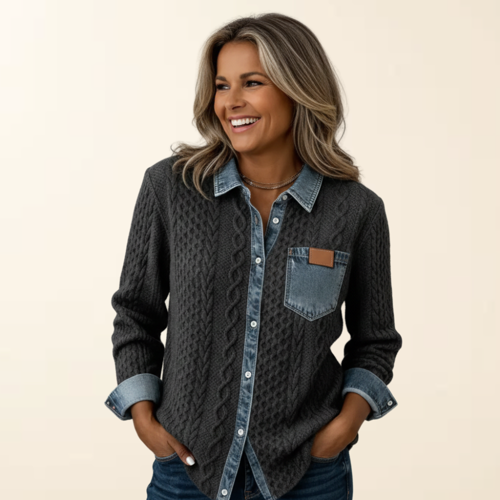 Helena - Denim - Comfortable & Timeless