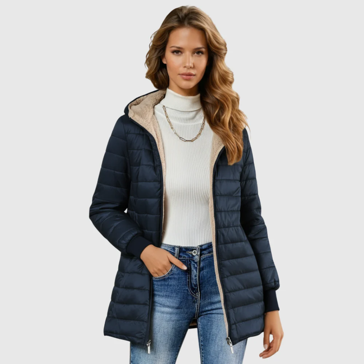 Caro | Abrigo de Invierno Forrado con Sherpa