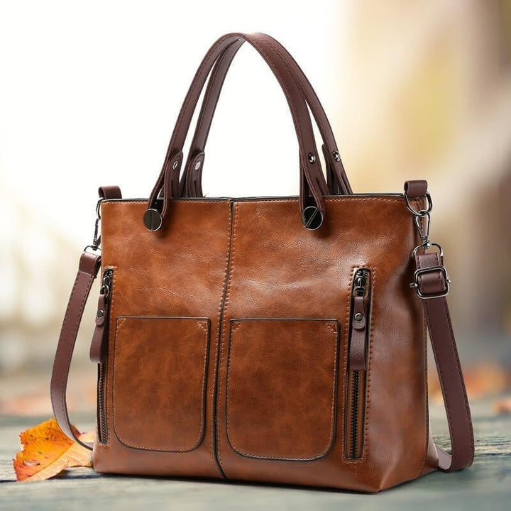 Winslet - Bolso bandolera retro icónico de PU
