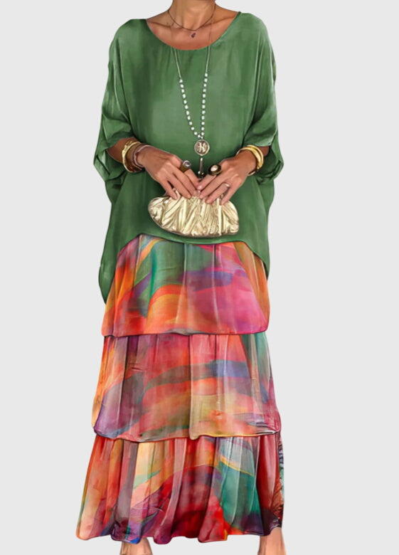 Susan | Vestido longo e fluido elegante