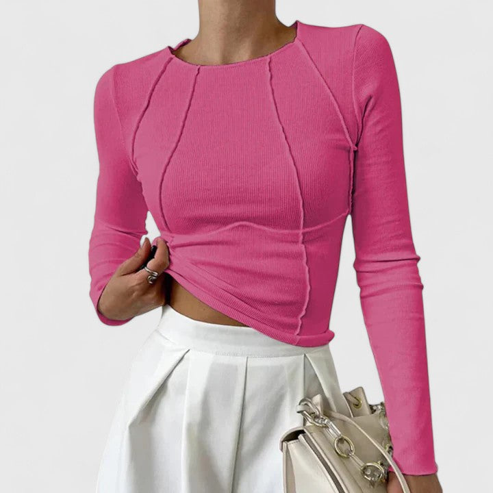 Rozminda | Blusa Cómoda de Manga Larga