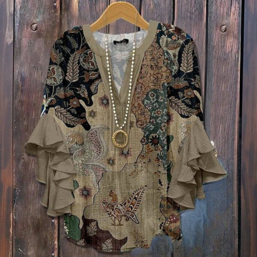Phoenix | Blusa Elegante con Estampados