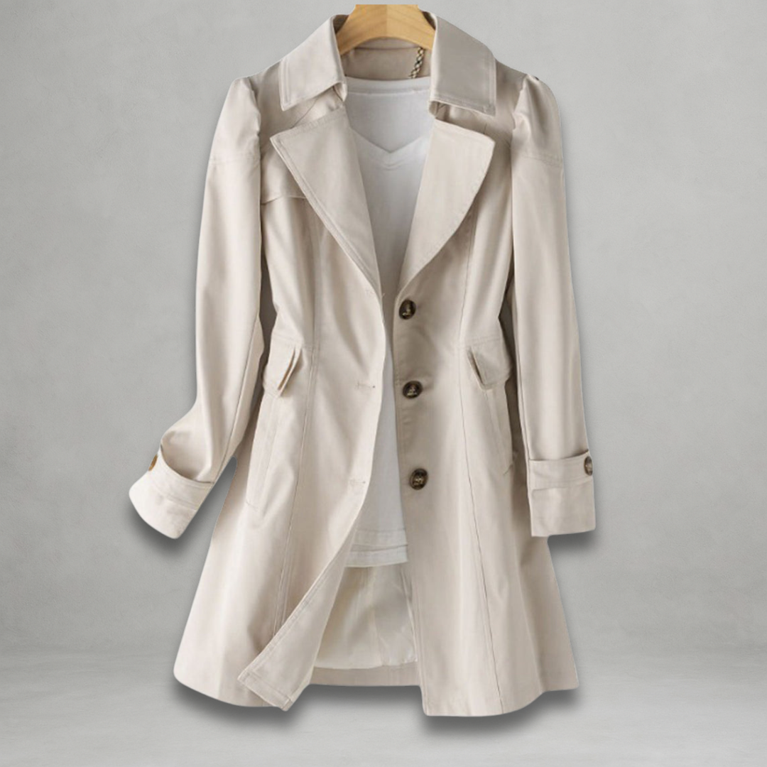Jamie | Trench Coat Elegante de Otoño